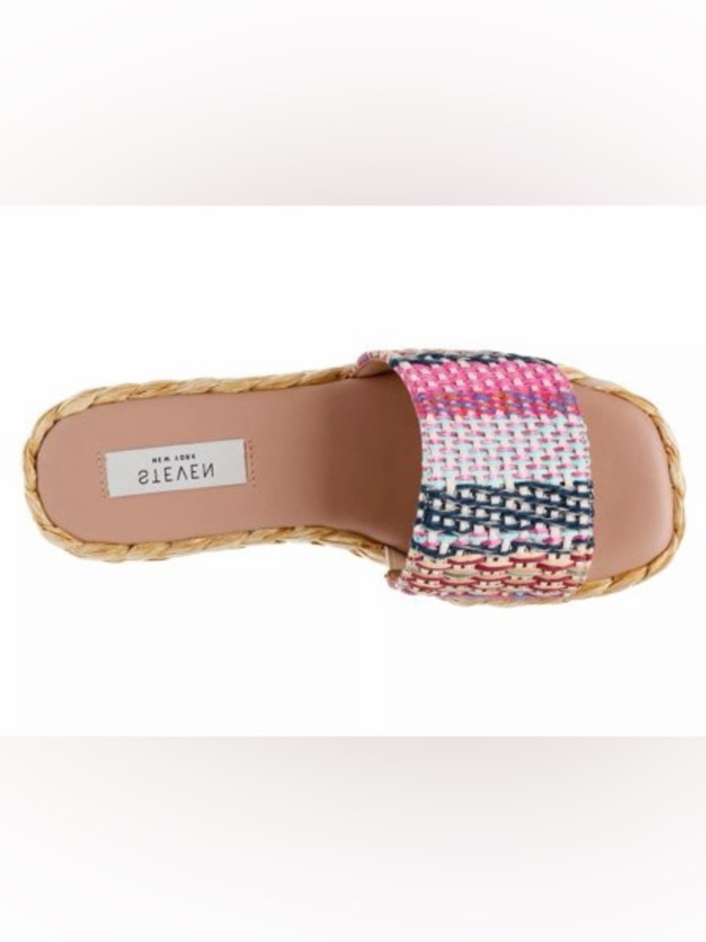 WORN ONCE STEVEN NEW YORK Esme Slide Sandal Size 8 - Picture 2 of 5